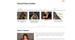 Desktop Screenshot of cherylgriceguitar.com